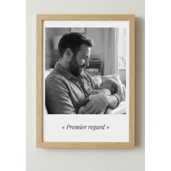 Affiche personnalisée photo et texte