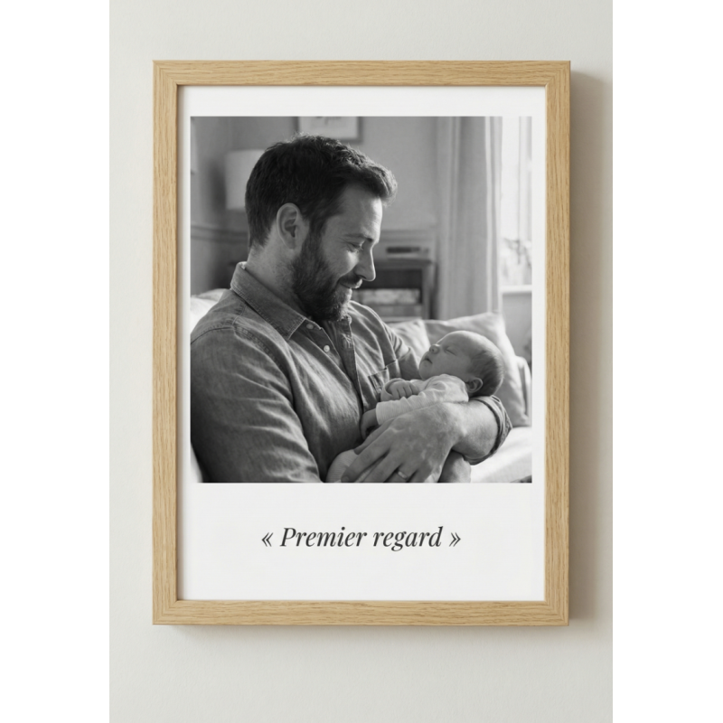Affiche personnalisée photo et texte
