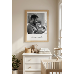 Affiche personnalisée photo et texte