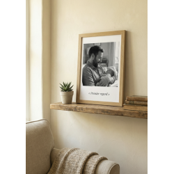 Affiche personnalisée photo et texte