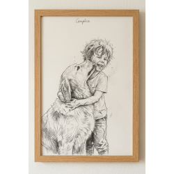 Portrait croquis personnalisé artistique