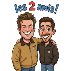 Caricature personnalisée drôle et originale