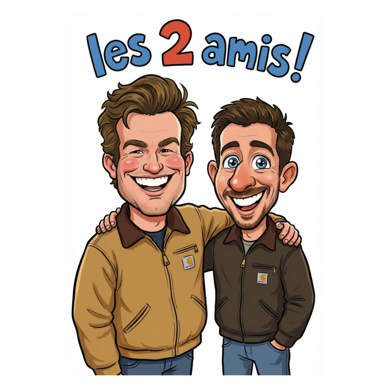 Caricature personnalisée drôle et originale