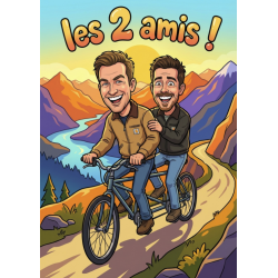 Caricature personnalisée drôle et originale